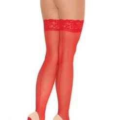 Elegant Moments Hosiery Sexy Lace Top Stocking W/Back Seam 8 Elegant Moments Hosiery Sexy Lace Top Stocking W/Back Seam
