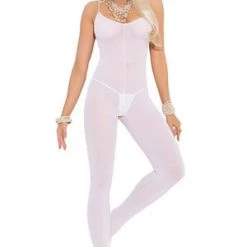 Elegant Moments Diva Sensual Opaque Body Stocking Plus Size