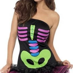 Smiffy's $9.99 Costumes Fever Neon Skeleton Costume 7 Smiffy's $9.99 Costumes Fever Neon Skeleton Costume