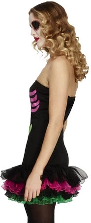 Smiffy's $9.99 Costumes Fever Neon Skeleton Costume 2 Smiffy's $9.99 Costumes Fever Neon Skeleton Costume