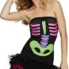 Smiffy's $9.99 Costumes Fever Neon Skeleton Costume