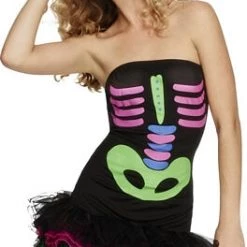 Smiffy's $9.99 Costumes Fever Neon Skeleton Costume
