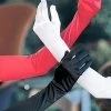 Shirley Of Hollywood Long Satin Spandex Gloves