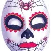Underwraps Costumes $9.99 Costumes Spider Rose Sugar Skull Mask