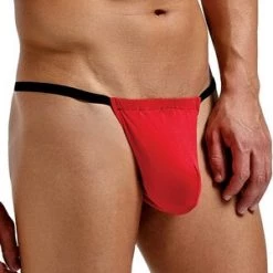 Magic Silk Mens Red Silk G-String