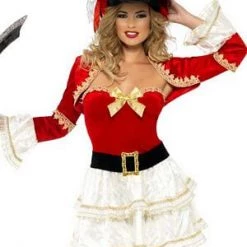 Smiffy's Fever Boutique Plentiful Pirate Costume Costumes On Clearance