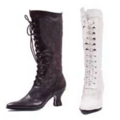 Elllie Rebecca White Boot With Lace Shoes & Boots