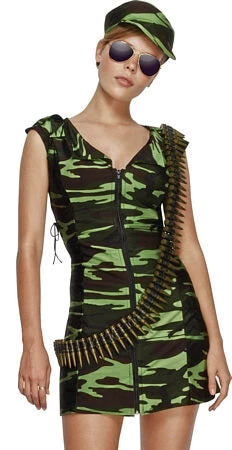 Smiffy's $9.99 Costumes Fever Combat Girl Costume 1 Smiffy's $9.99 Costumes Fever Combat Girl Costume