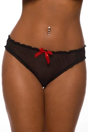 Velvet Kitten Trending Sellers Black Ruched Rene Ruffle Panty 3 Velvet Kitten Trending Sellers Black Ruched Rene Ruffle Panty