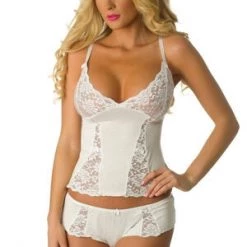 Velvet Kitten White Deep Desires Cami Set