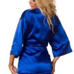 Velvet Kitten Blue Midnight Romance Robe Set Trending Sellers