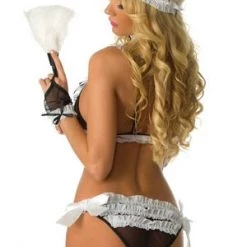 Velvet Kitten Maid Just Right Bra Set Lingerie