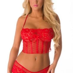 Velvet Kitten Red Simply Sweet Cami Set Holiday & Christmas