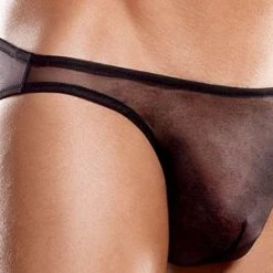 Male Power Black Sheer Bikini