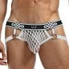 Male Power White Peep Show Jock Ring Men's