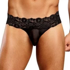 Male Power Men's Mens Micro Lace Thong