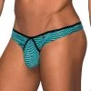 Male Power Sea Blue Radiate Thong Men's