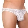 Male Power White Stretch Lace Wonder Bikini Men's