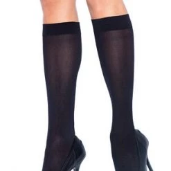 Leg Avenue Opaque Nylon Knee Highs