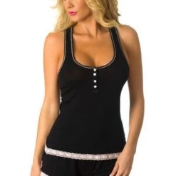 Velvet Kitten Black Sweetness Short PJ Set