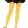 Leg Avenue Yellow Nylon Tights Hosiery