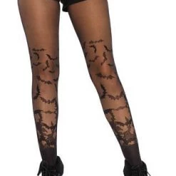 Leg Avenue Bats Take Flight Tights Hosiery