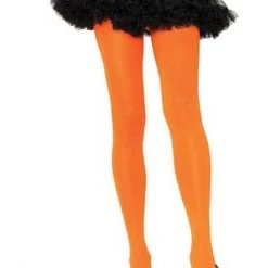 Leg Avenue Hosiery Orange Nylon Tights