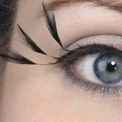 Rubies Clearance Black Ostrich Eyelashes