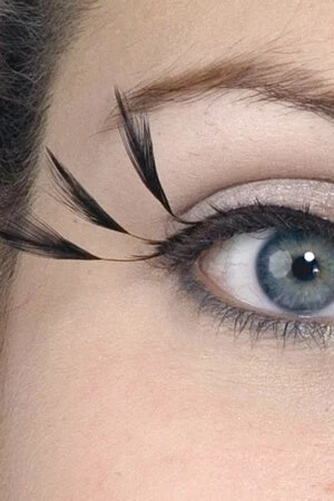 Rubies Clearance Black Ostrich Eyelashes 1 Rubies Clearance Black Ostrich Eyelashes