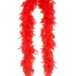Eldorado 72 Inch Feather Boa - Red Accessories