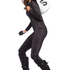 Leg Avenue Costumes Black Spandex Catsuit