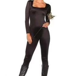 Leg Avenue Costumes Black Spandex Catsuit