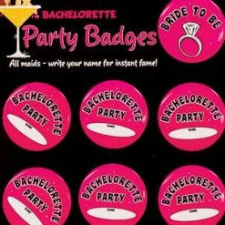 Eldorado Bachelorette 7 Pk Party Badges Accessories