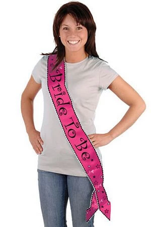 Eldorado Satin Bride-to-Be Sash Accessories 2 Eldorado Satin Bride-to-Be Sash Accessories