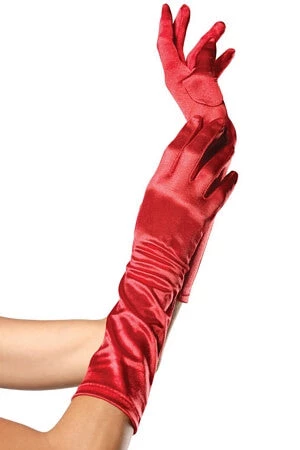 Leg Avenue Satin Elbow Length Gloves Bunny 3 Leg Avenue Satin Elbow Length Gloves Bunny