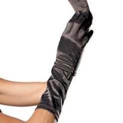 Leg Avenue Satin Elbow Length Gloves Bunny
