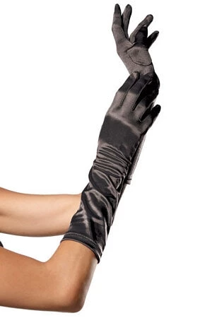 Leg Avenue Satin Elbow Length Gloves Bunny 1 Leg Avenue Satin Elbow Length Gloves Bunny