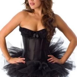 Velvet Kitten Black Chiffon Tutu $9.99 Costumes