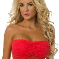 Velvet Kitten Red In Control Bandeau Clearance