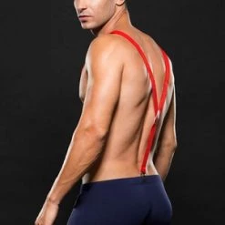 Baci Lingerie Men's Two Piece Fireman Set