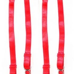 LingerieDiva Red Essential Garter Straps Hosiery