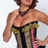 Pink Corset Clearance Leopard Bustier