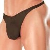 Male Power Men's Black Slinky Mesh Bong Thong
