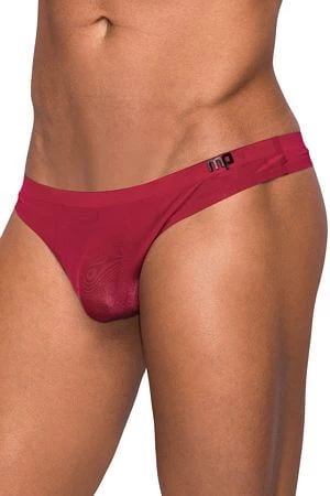 Male Power Wine Sheer Sleek Thong 1 Male Power Wine Sheer Sleek Thong