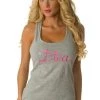 Grey/Pink Diva Tank Top