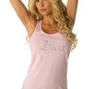Pink/Silver Diva Tank Top