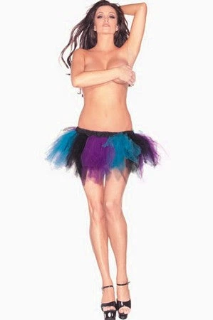 Raveware Black, Purple & Blue Fairy Petticoat 1 Raveware Black, Purple & Blue Fairy Petticoat