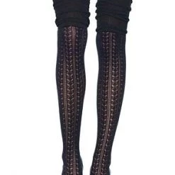 Leg Avenue Acrylic Pointelle Over The Knee Hosiery