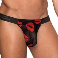 Male Power Men's Sheer Lips Thong