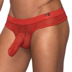 Male Power Men's Red Hose Thong